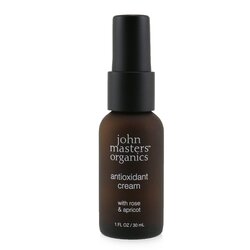ג'ון מאסטרס אורגניק Antioxidant Cream With Rose & Apricot קרם נוגדי חמצון 30ml/1oz