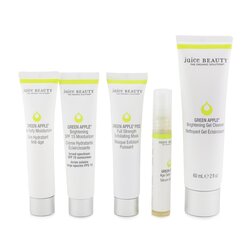Juice Beauty Set Brightening Solutions: Kit de Recuperación de 30 Días Para Corregir e Iluminar el Tono de la Piel Desigual Ligeramente Dañada) 5pcs