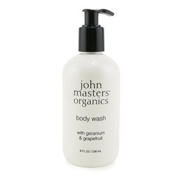 John Masters Organics Body Wash With Geranium & Grapefruit 236ml/8oz