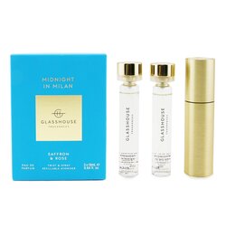 Glasshouse Midnight In Milan (Saffron & Rose) Eau De Parfum Twist & Spray 3x19ml/0.64oz