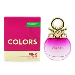 Benetton Colors Pink Eau De Toilette Spray 50ml/1.7oz