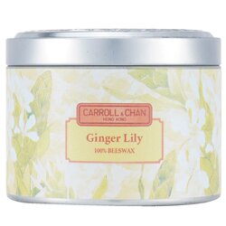 The Candle Company (Carroll & Chan) 100% Beeswax Tin Candle - Ginger Lily (8x6) cm