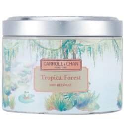 The Candle Company (Carroll & Chan) 100% Beeswax Tin Candle - Tropical Forest (8x6) cm