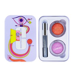 Clinique Jet Set Travel Ready Eyes & Cheeks: 2x Cheek Pop + 1x Lash Power Mascara 3pcs