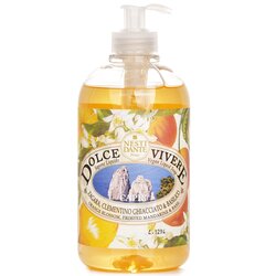 Nesti Dante Dolce Vivere Jabón Líquido Vegano - Capri - Azahar, Mandarina Helada y Albahaca 500ml/16.9oz