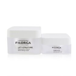 Filorga Lift-Effect Programme: 1x Lift-Structure Crema Ultra-Reafirmante - 50ml/1.7oz + 1x Sleep & Lift Crema de Noche Ultra-Reafirmante - 15ml/0.5oz 2pcs