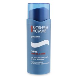 Biotherm Homme T-Pur Anti Oil & Shine Ultra Absorbing & Mattifying Moisturizer Gel (Box Slightly Damaged) 50ml/1.69oz