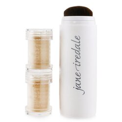 Jane Iredale Powder Me Refillable Brush (1x Brush, 2x Refills) - Tanned 2x2.5g/0.09oz