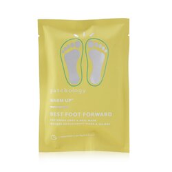 Patchology Warm Up Best Foot Forward - Softening Foot & Heel Mask (1 Treatment) 2x9g/0.3oz