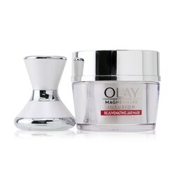 Olay Magnemasks Infusion Rejuvenating Starter Kit - For Fine Lines & Lack Of Firmness : 1x Magnectic Infusfer + 1x Rejuvenating 2pcs