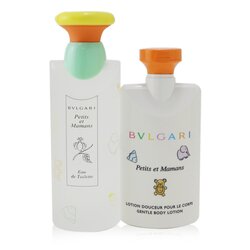 寶格麗 Petits Et Mamans Coffret: Eau De Toilette Spray 100ml/3.4oz + Gentle Body Lotion 75ml/2.5oz + Toiletry Pouch 2pcs+1Pouch