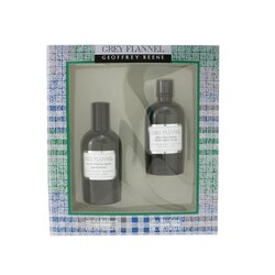 Geoffrey Beene Grey Flannel Coffret: Eau De Toilette Spray 120ml/4oz + After Shave Lotion 120ml/4oz (Green Box) 2pcs