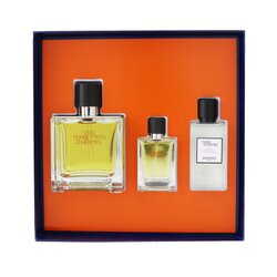 Hermes Terre D'Hermes Coffret: Pure Parfum Spray 75ml/2.5oz + Pure Parfum Spray 12.5ml/0.42oz + After-Shave Lotion 40ml/1.35oz 3pcs