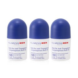 Clarins Trío de Desodorante Anti Transpirante de Hombre 3x50ml/1.7oz