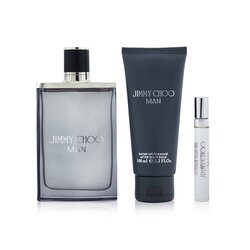 周仰杰(吉米周) 周仰杰香氛套装:淡香水喷雾 100ml/3.4oz + 淡香水喷雾 7.5ml/0.25oz + 须后膏 100ml/3.3oz 3pcs