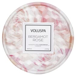 Voluspa 2 Wick Tin Candle - Bergamot Rose 170g/6oz