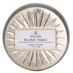Voluspa Decorative Tin Candle - Blond Tabac 127g/4.5oz