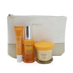 柏姿 My Payot Energising Ritual 3-Pieces Set : Day Moisturiser 50ml + Eye Care 15ml + Serum 30ml 3pcs+1pouch