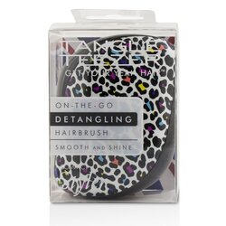 Tangle Teezer Szczotka do włosów Compact Styler On-The-Go Detangling Hair Brush - # Punk Leopard 1pc