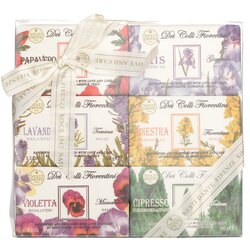 Nesti Dante Dei Colli Fiorentini Set de Regalo (#Exhilarating Papavero, #Sensual Iris, #Relaxing Lavanda, #Passional Ginestra, #Romantic Violetta, #Regenerating Cipresso) 6x150g/5.3oz