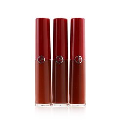 Giorgio Armani Lip Maestro Intense Velvet Color Set (3x Mini Liquid Lipstick) - #205,#206,#405 3x3.5ml/0.12oz