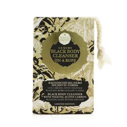 Nesti Dante Luxury Body Cleanser On A Rope - Limpiador Corporal Negro Con Carbón Vegetal Activo (Edición Limitada) 150g/5.3oz