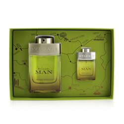 寶格麗 Man Wood Neroli Coffret: Eau De Parfum Spray 100ml + Eau De Parfum Spray 15ml (Box Slightly Damaged) 2pcs