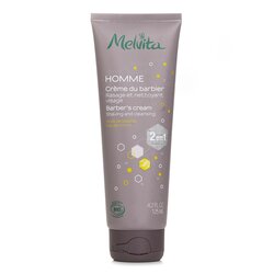 Melvita Homme Barber's Cream Shaving & Cleansing - 2 In 1 125ml/4.2oz