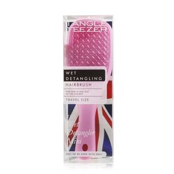 Tangle Teezer The Wet Detangling Mini Hair Brush - # Baby Pink Sparkle (Travel Size) 1pc