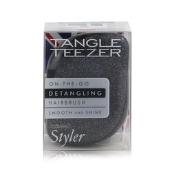 Tangle Teezer Compact Styler On-The-Go Detangling Hair Brush מברשת - # Onyx Sparkle 1pc