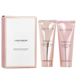 Laura Mercier Infusion De Rose Mask Duet Set: 1x Flawless Skin Infusion De Rose Moisturizing Glow Mask - 75g/2.5oz + 1x Flawless Skin Infusion De Rose Purifying Clay Mask - 75g/2.5oz 2x 75g/2.5oz