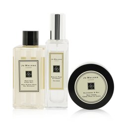 Jo Malone Fragrance Layering Collection: English Pear & Freesia Cologne Spray 30ml + Blackberry & Bay Crema Corporal 50ml + Wood Sage & Sea Salt Jabón Corporal 100ml 3pcs