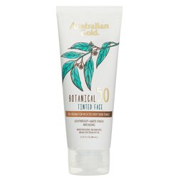 Australian Gold Botanical Protector Solar SPF 50 Crema CC Facial Con Tinte - Rica a Profunda 89ml/3oz