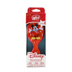 Wet Brush Mini Detangler Disney Classics - # Mickey & Minnie and Trees Red (Limited Edition) 1pc