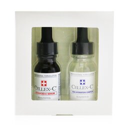 Cellex-C Advanced-C Serum 2 Step Starter Kit: Advanced-C Serum + Skin Hydration Complex (Exp. Date: 12/2021) 2x15ml/0.5oz