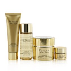 Estee Lauder Colección The Secret Of Infinite Beauty Ultimate Lift: Crema de Juventud 50ml + Crema de Ojos 7ml + Loción Tratamiento 50ml+ Limpiador 50ml + Estuche 4pcs+1case