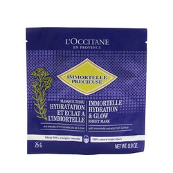 L'Occitane Immortelle Hydration & Glow Sheet Mask 26g/0.9oz