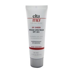EltaMD UV Sheer Water-Resistant Facial Sunscreen SPF 50 (Box Slightly Damaged) 50ml/1.7oz