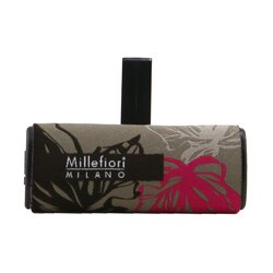 Millefiori Icon Textile Floral Car Air Freshener - Magnolia Blossom & Wood 1pc