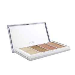 PUR (PurMinerals) 4 in 1 Skin Perfecting Powders Face Palette (1x Setting Powder, 1x Bronzer, 1x Highlighter, 1x Blush) - # Fair Light 15g/0.53oz
