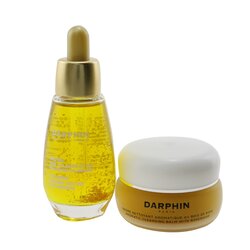 Darphin Essential Oil Elixirs Botanical Nourishing Secrets Set: 8-Flower Golden Nectar 30ml+ Aromatic Cleansing Balm 25ml 2pcs