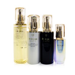 肌膚之鑰 CDP Key Radiance Care Emulsion Set:The Serum 50ml+ Softening Lotion N+ Protective Emulsion N SPF 25+ Intensive Emulsion N 4pcs