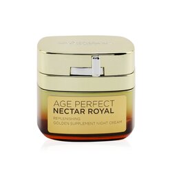 L'Oreal Age Perfect Nectar Royal Crema de Noche Suplemento Dorado Reponedor 50ml/1.7oz