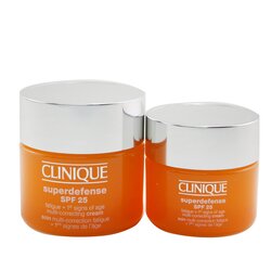 Clinique Set Superdefense SPF 25 Home & Away: Crema Multi-Correctora 50ml + Crema Multi-Correctora 30ml 2pcs