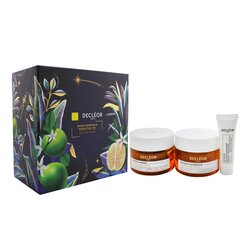 Decleor Mission Glow Green Mandarin Set: Sun-Kissed Cream 50ml+ Scrub Mask 50ml+ Antidote Advanced Concentrate 10ml 3pcs