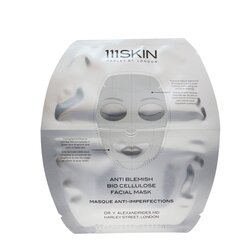 111Skin Anti Blemish Bio Cellulose Facial Mask (Upper Mask & Lower Mask for Face) 5x25ml/0.85oz