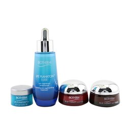 Biotherm Life Plankton Gift Set: Elixir 50ml+ Blue Therapy Day Cream 15ml+ Blue Therapy Night Cream 15ml+ Lift Plankton Eye 5ml 4pcs