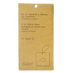 P.F. Candle Co. Car Fragrance - Teakwood & Tobacco 2pcs