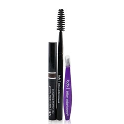 Billion Dollar Brows Kit The Jet Setter (Mini Lápiz de Cejas Universal + Mini Pinzas + Mini Cepillo de Cejas) 3pcs