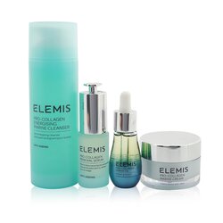 אלמיס Age-Defying Bestsellers Set: Renewal Serum 15ml+ Marine Cleanser 150ml+ Marine Oil 15ml+ Marine Cream 30ml 4pcs